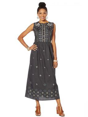 La Bellum by Hillary Scott Embroidered Dress Size L